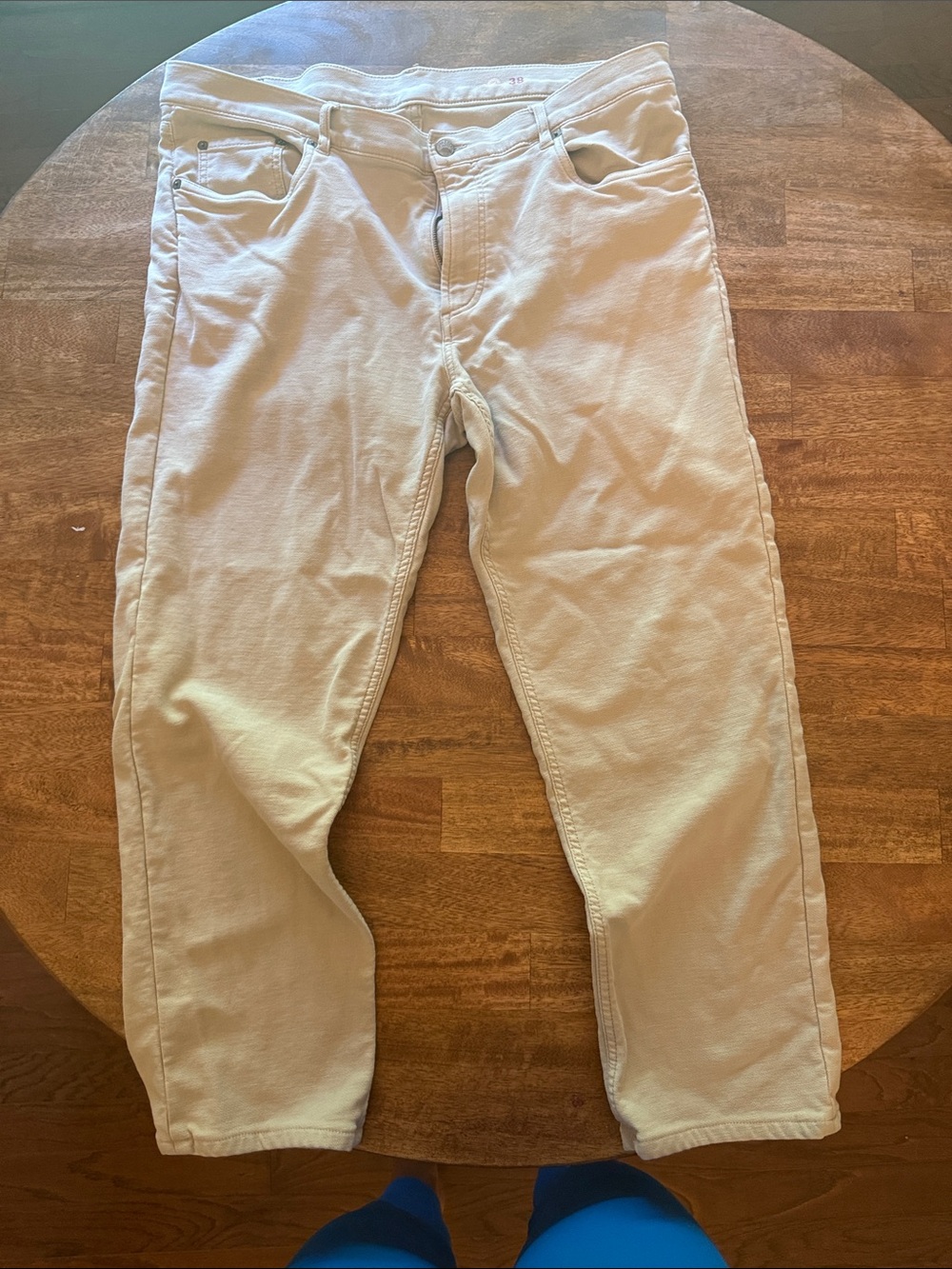 Faherty Light Beige Chinos - Slim Casual Trousers